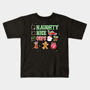 Naughty Nice OOp Kids T-Shirt